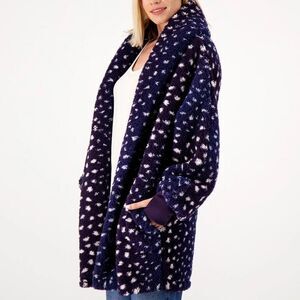BumbleBella by Jill Martin Sherpa Shawl Collar Button Lounger